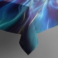 thumbnail image 3 of Colorful Tie Dye Flame Flower Pattern Rectangle Tablecloth 60"x84",Waterproof Polyester Rectangle Table Cloth, Wipeable Spillproof Polyester Tablecloth for Dining, Camping, Indoor and Outdoor, 3 of 5