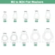 thumbnail image 4 of Uxcell 120-Pack M4 Arandelas Planas de Nylon 4mm ID 9mm OD 1mm Grosor Espaciador de Sellado Junta Anillo Blanco, 4 of 6