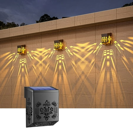 

Hiroekza Clearance! Solar Lights Solar Street Light IP55 Waterproofs Outdoor Solar Street Light Dusk To Dawning LED Floods Light With Motion Sensor Light For Fences Garden Clearance