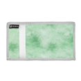 thumbnail image 2 of JIALIOU Nylon Trifold Card Wallet with ID Window Zipper Pocket for Men Women Teen Colorful Green Watercolor, 2 of 7