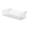 thumbnail image 3 of Langgg Metal Mesh Hanging Storage Box Office Desk Divider Adjustable Basket Effective Organization Solution In Workspace Books White 36.8x15.2x9cm, 3 of 6