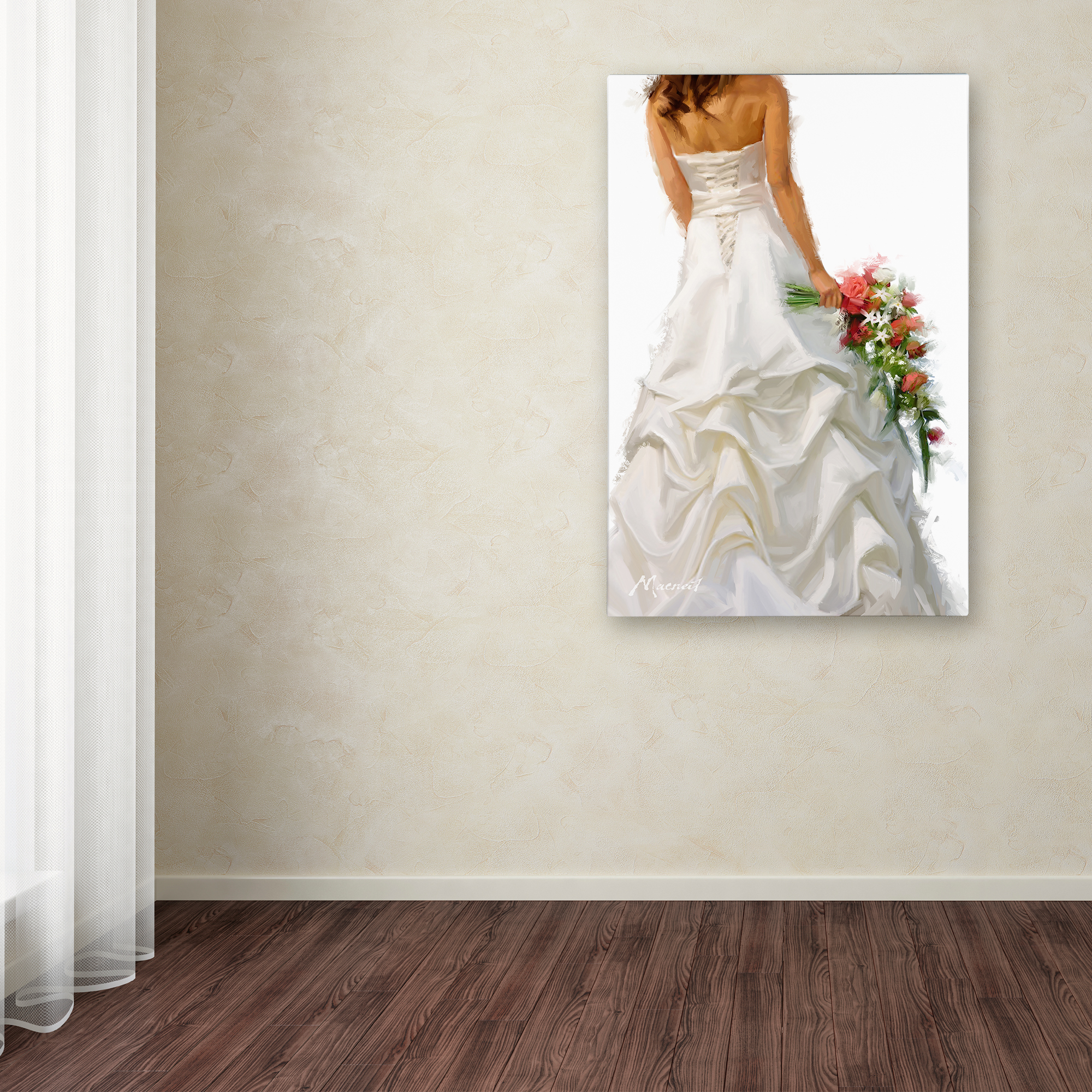 The Macneil Studio 'Bridal Dress' Canvas Art