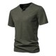 thumbnail image 4 of pstuiky camisetas de manga corta para hombre, Camiseta deportiva de manga corta con solapa y bolsillo con cremallera de color liso para hombre camisas casuales para hombre xxl, 4 of 9
