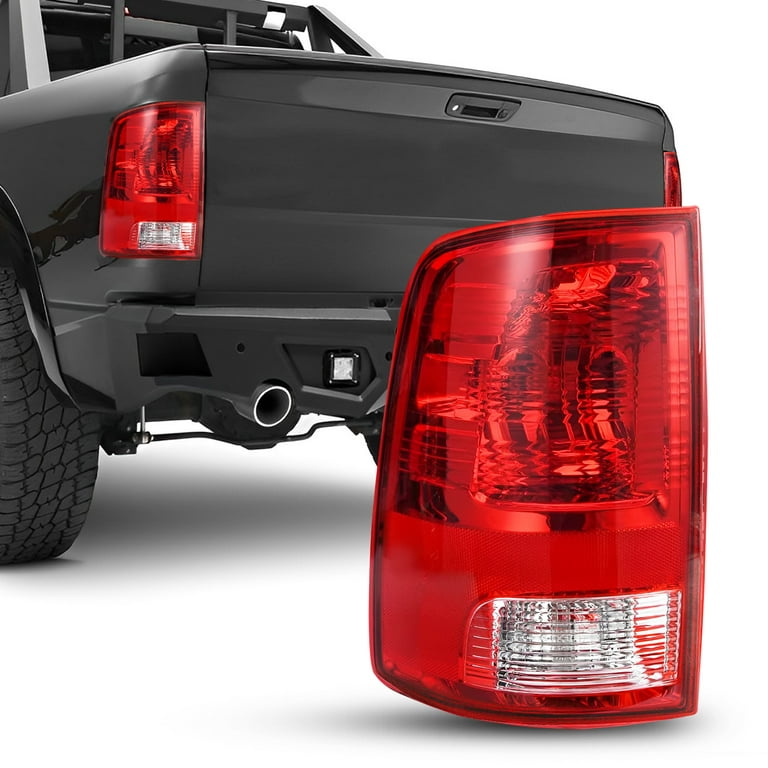  AKKON - For Dodge Ram 2009-2018 1500  10-18 2500/3500 Black  Halo Projector LED Headlights + Dark Red Smoked Tail Light Combo :  Automotive