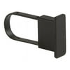 Econoco - EC5/MAB - Extended Matte Black Endcap for 1/2" x 1-1/2" Rectangular Hangrail - Sold in Pack of 100
