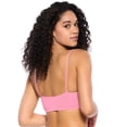 thumbnail image 2 of Felina - Super Soft Modal Bralette - Adjustable Straps, Moisture Wicking Lounge Bralette (Begonia Pink, Medium), 2 of 2