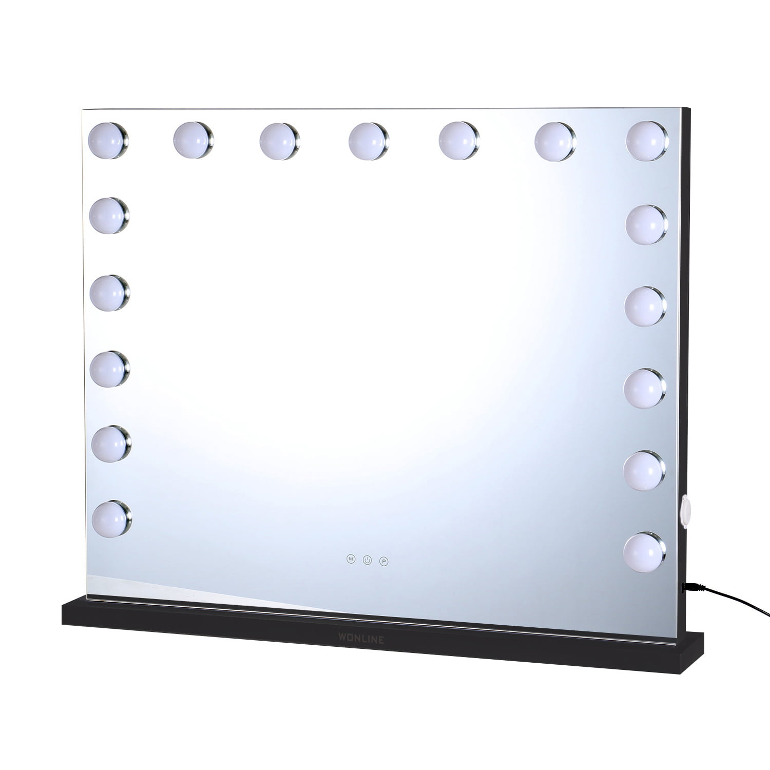 Walsport 24 20 Hollywood Style, Rectangle Vanity Mirror With Lights