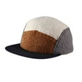 thumbnail image 2 of Fleece Baseball Cap for Men Women Thermal Warm Snapback Hats Unisex Couples Casual Color Block Adjustable Windproof Ski Snow Hat, 2 of 3
