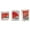 Red, variant on CanDo Jelly 1, 2, and 3-tube exerciser kit, red, light
