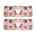 thumbnail image 7 of Yayeee Faucet Mat for Kitchen Sink 14.7" Diatomite Long Splash Guard Pad, Brown Christmas Cups, 2 Pack, 7 of 7