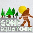 thumbnail image 3 of CafePress - Gone Squatchin Vintage Retro Distressed T Shirt - Men's Classic Graphic T-Shirt, 3 of 4