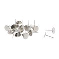 thumbnail image 5 of Uxcell 0.75''x1.18'' Upholstery Nails Tacks  Flat Head Furniture Nails Pins Iron Silver Tone, 20Pcs, 5 of 5