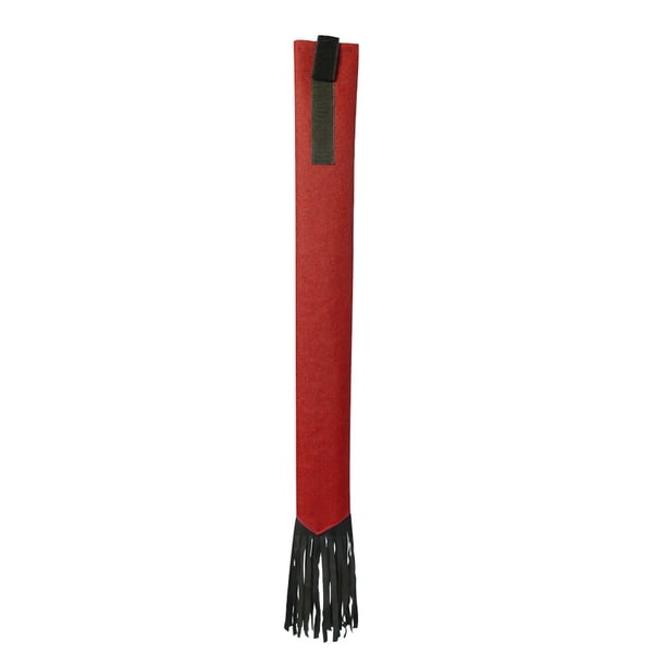 Advancent Bolsa de almacenamiento de cola no tejida Protector de envoltura de protección decorativa lavable Cuidado ecuestre y deportes Rojo
