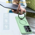 thumbnail image 2 of For Samsung Galaxy S25 Ultra 5G Case (Compatible With MagSafe) With Invisible Magnetic O-Ring Stand Military-Grade Shockproof Phone Case,Green,For Galaxy S25 Ultra 5G, 2 of 7