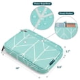 thumbnail image 2 of PAVILIA Travel Cord Organizer Case, Electronics Organizer Bag, Teal Blue, 2 of 7