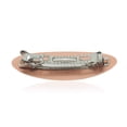 thumbnail image 5 of FRONT LINE JEWELRY Women’s Artisan Handcrafted Wolf Hair Clips - Copper Hair Barrettes with Silver Backing. No Slip Grip Wolf Hair Accessories(Wolves), 5 of 5