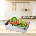 thumbnail image 2 of Trayknick Moule à Pain Rectangulaire en Acier Inoxydable Durable pour Cuisson, 3 Unités, 2 of 13