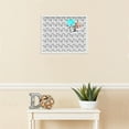 thumbnail image 3 of PinPix 20x16 Custom Cork Bulletin Board Floral Design Black Floral Poster Board Has a Fabric Style Canvas Finish, Framed in Floral Design Black Floral, by ArtToFrames (PinPix-207), 3 of 5