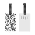 thumbnail image 5 of Hirioo Hand Drawn Snake for Luggage ID Tag with Adjustable Strap Travel Baggage Bag Tags Suitcase Identify Labels for Women Men, 5 of 7
