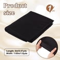 thumbnail image 2 of Tela elástica de poliéster negra de 5,47 yardas y 64 pulgadas de ancho para forro de faldas. Ideal para forro de prendas de vestir, accesorios de ropa, ligera, transpirable y textil para el hogar., 2 of 9