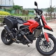 thumbnail image 4 of Motorcycle Saddlebags Waterproof Heat Resistant, 240 Cubic Inch Expansion Storage Side Bags, 4 Way Web Mounting System Crash Resistant, 22 Liter Capacity Touring Luggage Panniers, 4 of 4