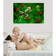 thumbnail image 2 of Wallhogs Christmas Frog II Wall Mural, 2 of 2