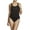 Black, variant on Naomi & Nicole Real Smooth Thong Shaping Bodysuit - 7522 (Black, S)