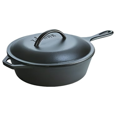 Lodge 10-1/4" Non-Stick Iron Frying Pan with Lid