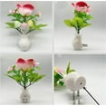 thumbnail image 2 of 1 Pack Color-Changing Lily Nightlight,Light-Controlled Colorful Nightlight,Night Light Plug in LED Energy Saving Lamp,Plug-in Night Light,Mushroom Night Light for Bedroom (Multi-Color), 2 of 6
