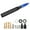blue+black, variant on Universal 5.3inch 50 Cal Car Antenna Replacement for Chevrolet Silverado, GMC Sierra, Dodge Ram, Jeep Wrangler, Ford F150 F250 F350 Truck Short Antenna, Black