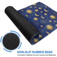thumbnail image 6 of Long Mouse Pads for Desk,Blue Gold Sun Moon Star Zodiac Pattern Desk Mats on Top Of Desks, Desk Mouse Pad Extra Large with 3mm Non-Slip Base and Stitched Edge for Gaming,Office,Work,Home 47.3"x23.6", 6 of 6