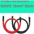thumbnail image 2 of 4 x Battery Connection 50 A Plug, 50 A 600 V Quick Connect Battery Connector Quick Connection Plug for Winch or Trailer, Car, High Current Connector (Grey, Red)(T011), 2 of 4