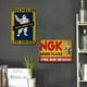 thumbnail image 3 of Chapa Metal Retro para Garaje Pintura Hierro Rectangular 30x40cm 2 Uds., 3 of 9