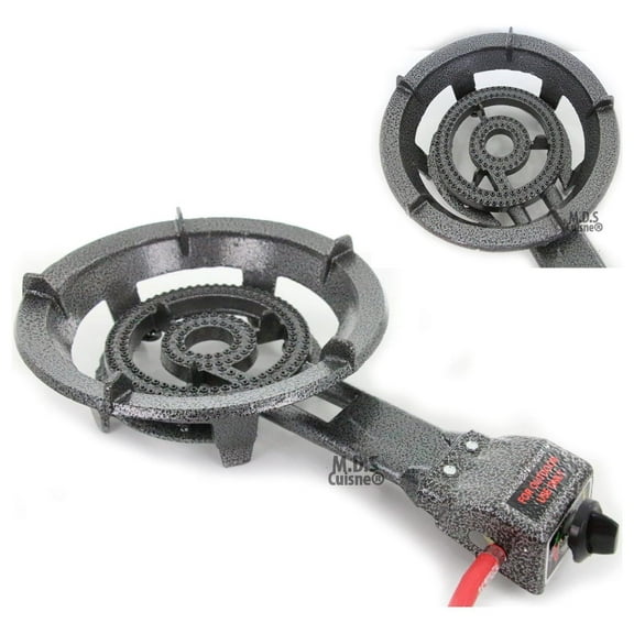 Propane Single Big Large Gas Burner Portable Stove Camping BBQ with Hose & Regulator