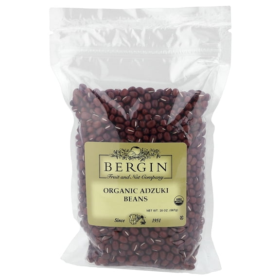 Bergin Fruit and Nut Company Organic Adzuki Beans, 20 oz (568 g)