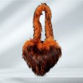thumbnail image 1 of Bolso Mujer Bandolera Gran Capacidad Shopping Niña Invierno Naranja, 1 of 6