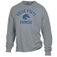 thumbnail image 2 of Men's ComfortWash Gray Boise State Broncos Arch Logo Garment Dyed Long Sleeve T-Shirt, 2 of 3