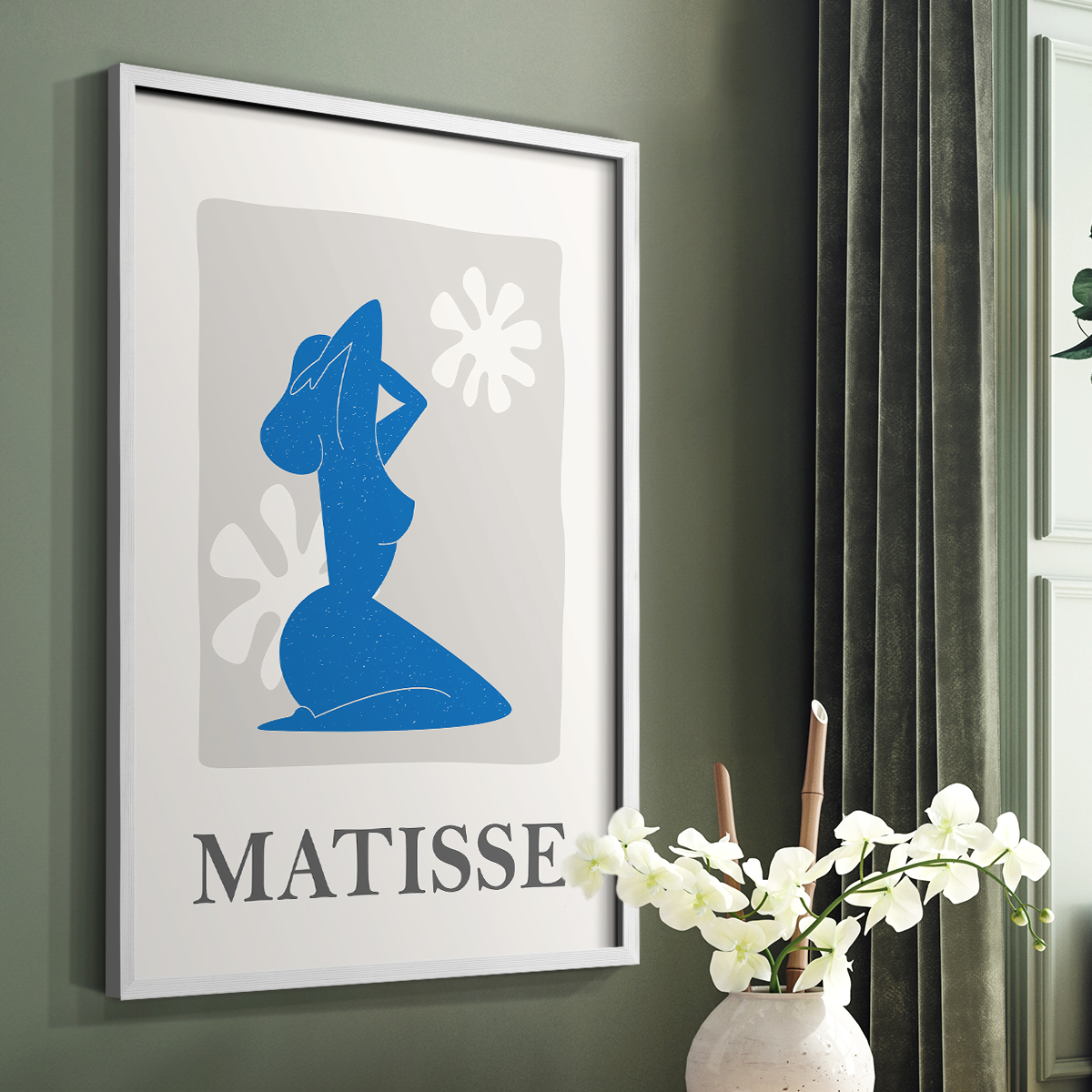 Matisse CCLXXI in Solid Wood 8 x 10 Framed Print