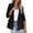 Black, variant on Womens Blazer Women Fashion Casual Solid Long Sleeve Open Front Notched Collar Suit Cardigan Ladies Jacket Coat Suits for Women Chaquetas De Mujer Elegantes (Khaki,XXL)