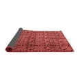 thumbnail image 2 of Ahgly Company Indoor Round Abstract Red Modern Area Rugs, 7' Round, 2 of 4