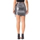 thumbnail image 3 of Falda de Fiesta Metálica INSPIRE CHIC para Mujeres con Diseño de Cinta, Falda Mini Cuerpo Ceñido Asimétrica XS Plata Oscura, 3 of 6