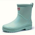 thumbnail image 3 of KEINXS Bottes de Pluie Imperméables à la Mode pour Femmes - Bottines Antidérapantes en PVC pour Usage Extérieur, 3 of 7