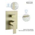 thumbnail image 6 of Boyel Living Single-Handle Wall Mount Roman Bathtub Tub Faucet with Hand Shower,Modern Bathroom Waterfall Tub Filler with Handheld Shower in Brushed Gold, 6 of 8