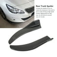 thumbnail image 3 of Car Rear Trunk Wing Cover, 2Pcs ABS Rear Trunk Spoiler 41.5cm Reduce Wind Resistance Trunk Wing Spoiler Universal For A3 A4 A6 For  Civci, For, 3 of 8