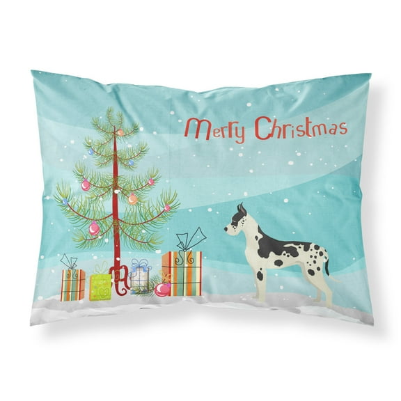 Great Dane Christmas Tree Fabric Standard Pillowcase