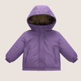 thumbnail image 2 of YunPes Toddler Boys Fleece Lined Puffer Jacket Full Zip Hooded Winter Coat with Zip Pockets Kids Windproof Warm Outerwear, 2 of 7