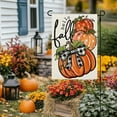 thumbnail image 2 of Fall Garden Flag Pumpkins 12x18 Inch Double Sided Burlap for Outside Welcome Small Seasonal Autumn Yard Decoration CF1854-12, 2 of 6