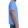 thumbnail image 3 of Hanes Short Sleeve T-Shirt - Carolina Blue, Men Crewneck Comfortable Classic Fit Tee, S, 3 of 5
