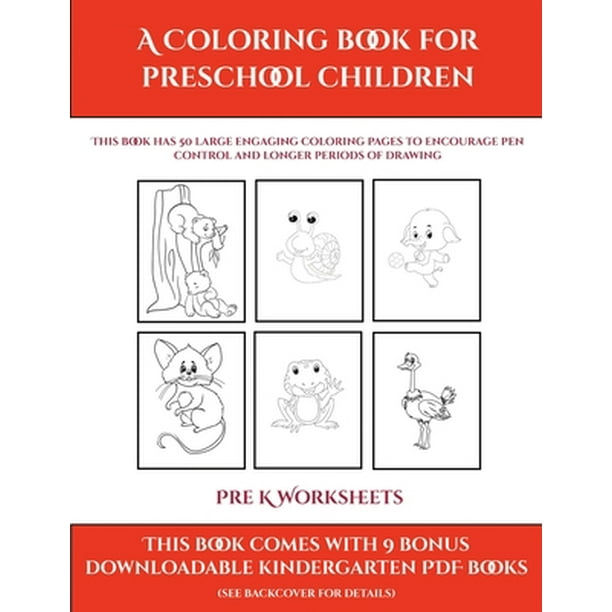 Download Pre K Worksheets Pre K Worksheets A Coloring Book For Preschool Children This Book Has 50