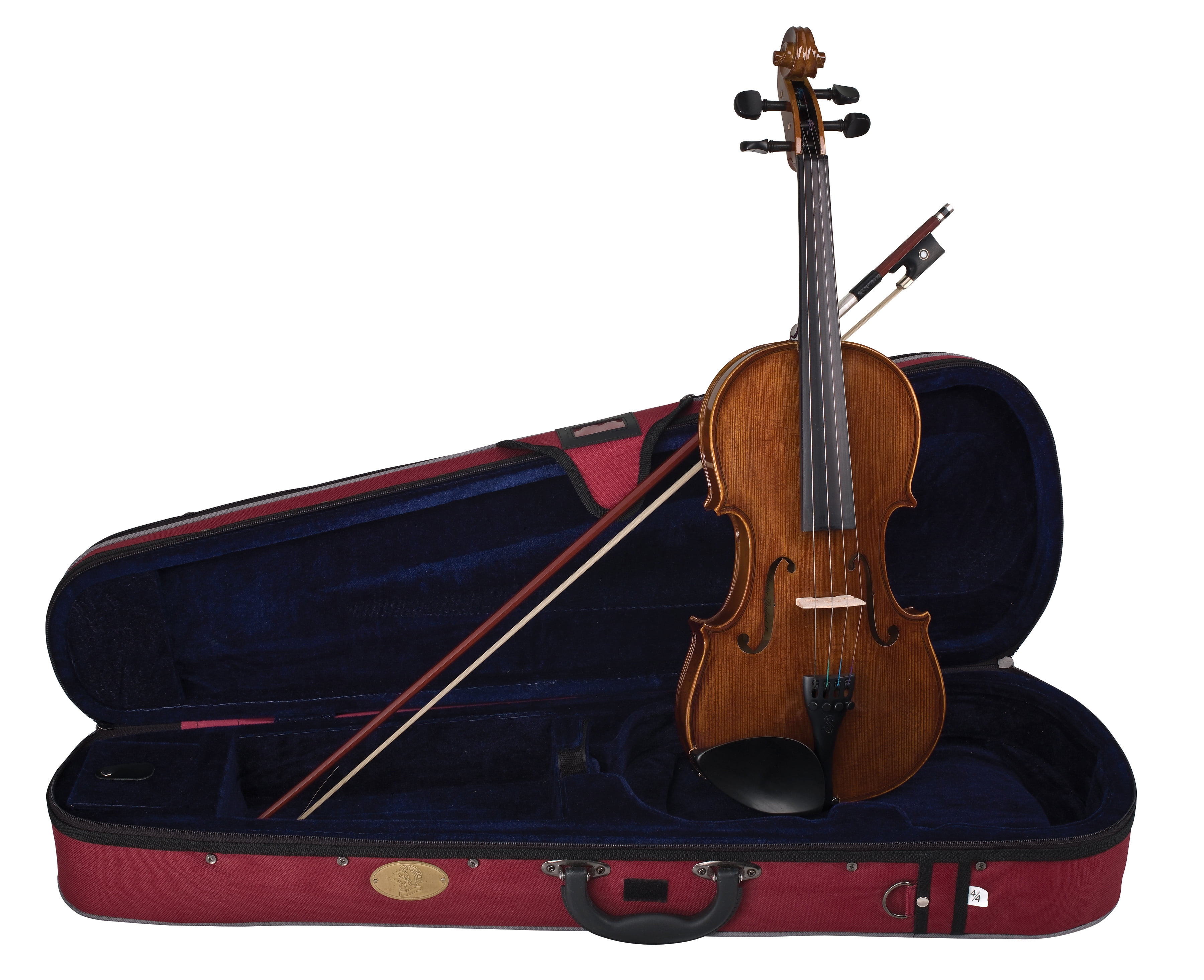 Hand Crafted with Fine Grained Solid Spruce Top with Zorro Sounds Violin Polishing Cloth stentor violin 4/4 Made from quality tonewoods Stentor 1500-4/4 Violin Student II Outfit 4 String Violin 